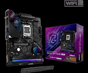 Комплектующие для ПК: Материнская плата для ПК ASRock Phantom Riptide WiFi DDR5, Новый — 1