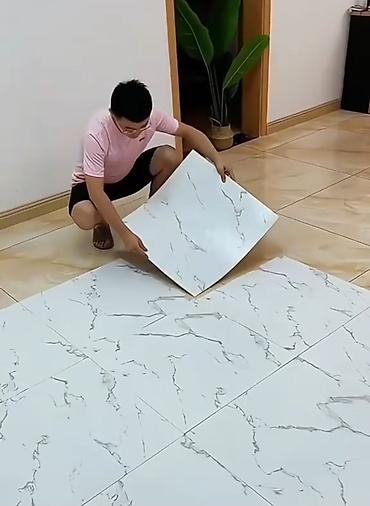 Laminat: Yapışqan laminat və mərmər. PVC materialı olan arxasi özü yapişqanlı — 8