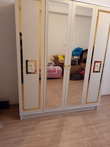 dola: Yeni, 4 qapılı, Güzgülü, Boz, Açılan, Düz dolab — 2