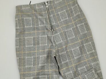 bluzki damskie szara: Material trousers, H&M, S (EU 36), condition - Very good