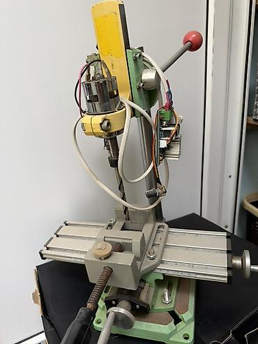сверлильный станок бу: Mini şaquli qazma-stanok - Kompakt stolüstü konstruksiya, tökmə metal — 2