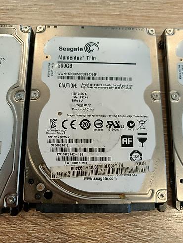 sərt disk: Məhsul: 2-ci əl 2.5" SATA noutbuk HDD-ləri (işlək), hamısı Low Level — 5