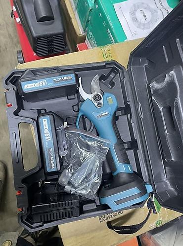 Наборы электроинструментов: Набор аккумуляторных садовых инструментов Комплектация на фото: - — 3