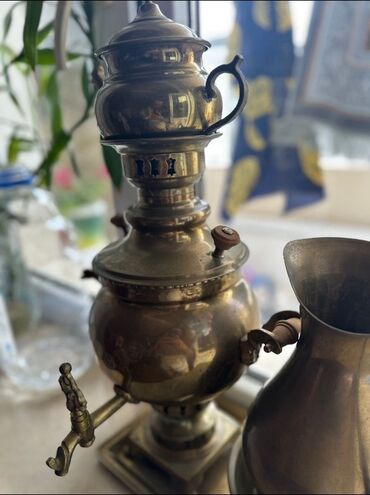 самовар штамп ссср: Чайный набор, цвет - Золотой, Металл