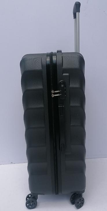 Putni koferi i torbe: HIT-SNIŽENJE! Srednji kofer ABS, model 8006 – crni EXTRA SNIŽENJE — 4