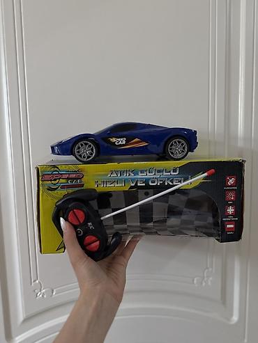 124 kupe: Uzaqdan idarə olunan Speed Car oyuncaq maşın - Rəng: mavi, yarış — 5