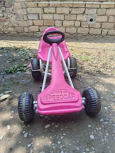 körpü mebel: Uşaq pedallı maşını – GTOYS 88 SPEEDCAR - Rəng: çəhrayı - Tip — 2