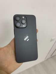 айфон 16 про макс цена бишкек: IPhone 15 Pro Max, Колдонулган, 512 ГБ, Black Titanium, Заряддоочу түзүлүш, Каптама, Кабель, 92 %