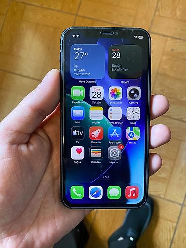 iphone 11 kac manat: IPhone 11 Pro, 256 GB, Matte Midnight Green, Zəmanət, Simsiz şarj, Face ID — 4
