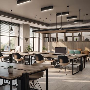 Masalar: Kompüter masası, Yeni, Açılmayan, Laminat, Dördbucaq masa — 17