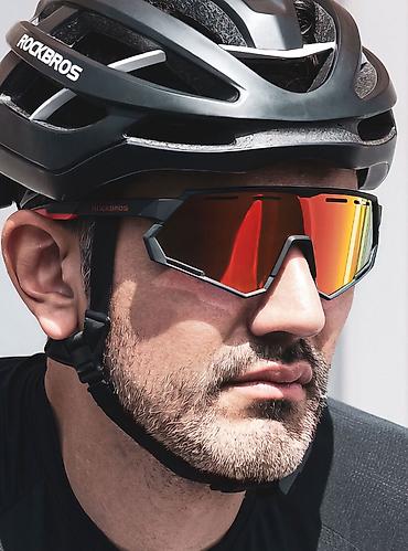 Маски, очки: Очки спортивные. Подходят для активных видов спорта (бег, велосипед) — 1