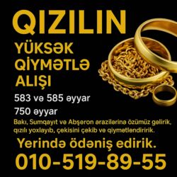 сколько стоит лом золота в баку: Salam. Qızılın yüksək qiymətlə alışı xidməti. - 583 və 585 əyar