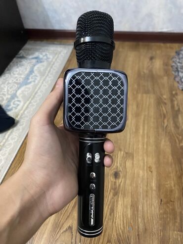 акустические системы mhz с микрофоном: Портативный караоке-микрофон с встроенной акустикой - Тип