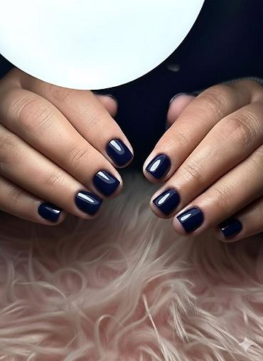 nails: Xidmət: Peşəkar manikür və dırnaq dizaynı Təsvir: - Klassik, fransız — 6