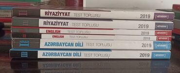 Kitablar, jurnallar, CD, DVD: Azərbaycan dili, ingilis dili, riyaziyyat toplular. Hamısı yenidir