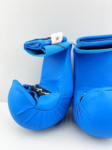 Перчатки: №: 2154 Məhsulun adı: Karate üçün məşq əlcəyi Arawaza, göy, ölçü XS — 2