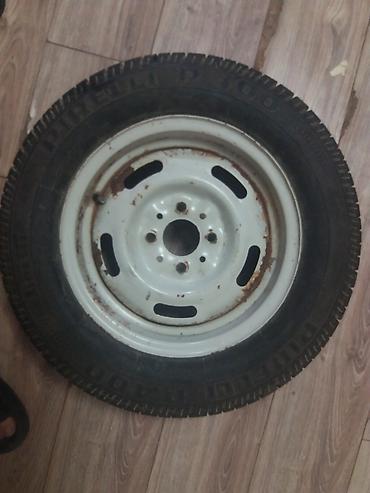 Pirelli P400 təkər və dəmir disk komplekti zapaska teker olub hec