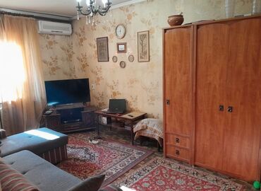 квартира бишкек аламүдүн: 1 комната, 34 м², Индивидуалка, 4 этаж, Старый ремонт