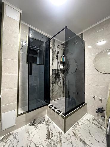 Душевые перегородки и ограждения: Душевые кабины в Бишкеке душевая перегородка стеклянные — 4