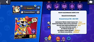 boss os2: Brawl Stars hesabı – yüksək trophy və nadir kontentlə dolu - Kupa — 3