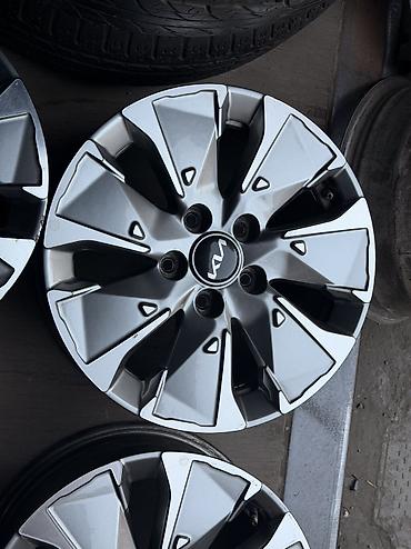 work r18: Литые Диски R 16 Kia, Комплект, отверстий - 5, Б/у — 6