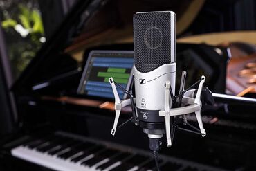 karaoke mikrofon ws 858: Sennheiser MK4, az istifadə olunub. Tam professional bir mikrofondur