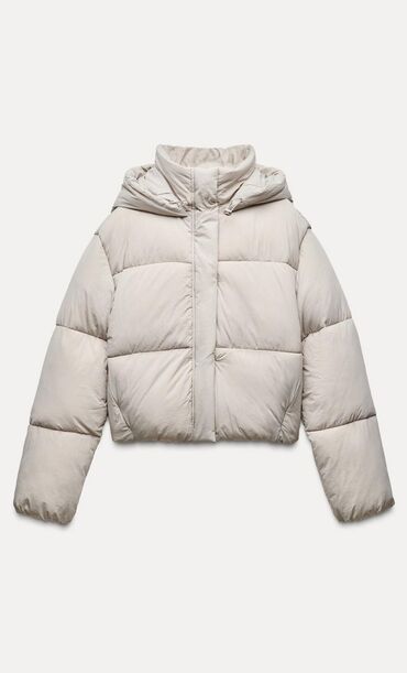 Kurtkalar: ZARA kurtka. Ekru reng s razmer (m razmere de olur) Su ve külek — 27