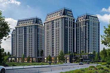 residence: 2 комнаты, 77 м², Южная Магистраль Элитка, 3 этаж, ПСО (под самоотделку) — 1