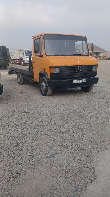 Ножи: Mercedes-Benz Vario/Transporter əsaslı evakuator (sarı rəng). - Güclü