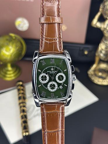 Aksesuarlar: Patek Philippe Geneve kişi qol saatı – klassik tonda zərif dizayn və — 2