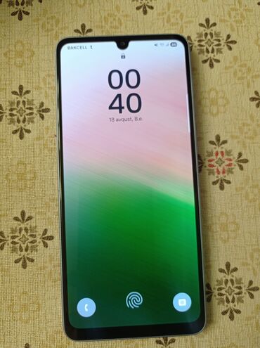 Samsung: Samsung Galaxy A33 5G, 128 GB, rəng - Mavi, Sensor, Barmaq izi, İki sim kartlı