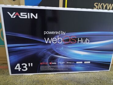 тв 43: Новогодняя акция Yasin 43 UD81 webos magic пульт smart Android Yasin