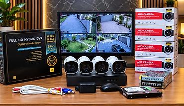 Təhlükəsizlik Kamera Sistemi Paketi - Monitor: 20" ekran - DVR: 5 MP