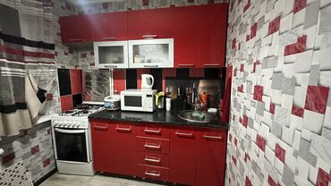 кухонный гарнитур бу бишкек: Кухонный гарнитур, Буфет, цвет - Красный, Б/у