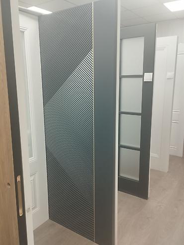 Межкомнатные двери: Межкомнатная дверь, Новый, Глухие, Деревянная, Распашная, Хайтек — 9