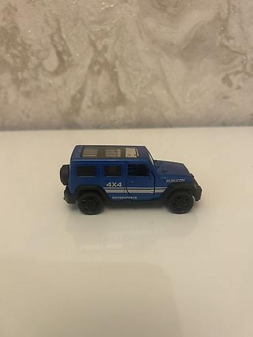 Avtomobil satışı: Mavi rəngli metal oyuncaq off-road jip modeli - Korpus: metal gövdə — 3