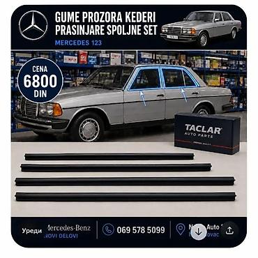 MERCEDES 123 126 GUME PROZORA KEDERI PRASINJARE SPOLJNE | Gume