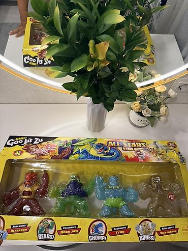 game psx: Набор фигурок Heroes of Goo Jit Zu All Stars, 4-шт. ОРИГИНАЛ Состав — 3