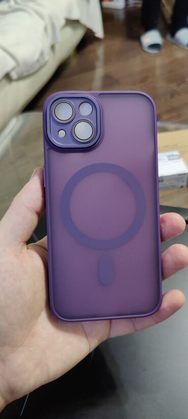 вйфон 13: Чехол на iPhone 13(фиолетовый). Новый, ни разу не использовался