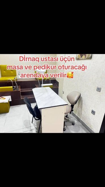 Gözəllik Salonları: Dırnaq ustası tələb olunur, Yerin icarəsi, 1 ildən az təcrübə