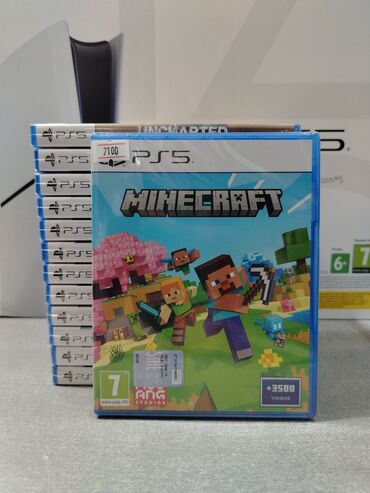 Oyun diskləri və kartricləri: Playstation 5 üçün minecraft oyun diski, tam yeni, original