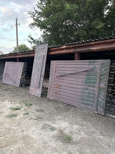 Распашные ворота: Продаю ворота высота 2,50 ширина калитки 95 см ширина ворот 3,40 — 10