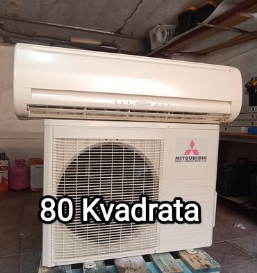 riffel kondisionerleri: Kondisioner Mitsubishi, İşlənmiş, 70-80 kv. m, Split sistem, Kredit yoxdur, Ödənişli quraşdırma