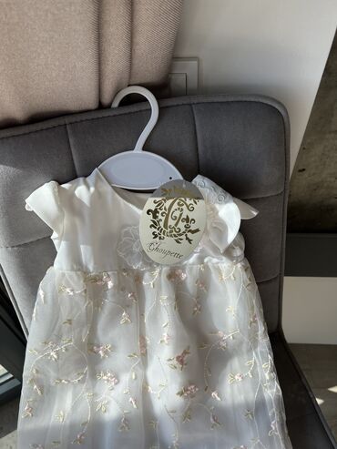 Платья: Детское платье, цвет - Белый, Новый — 3