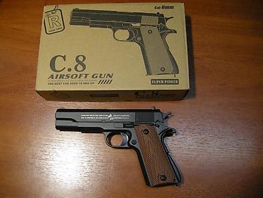Оюнчуктар: 🔥 Металлический пистолет на пульках Colt 1911 C.8 (металл) 🔥 💥 — 5