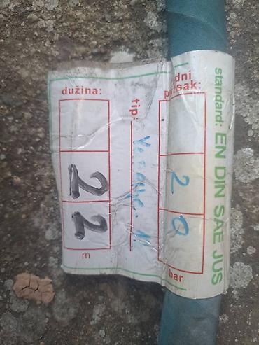 акција 24: Crevo za gas i slično, plspoljni prečnik fi 21 mm, unutrašnji fi 12 — 2