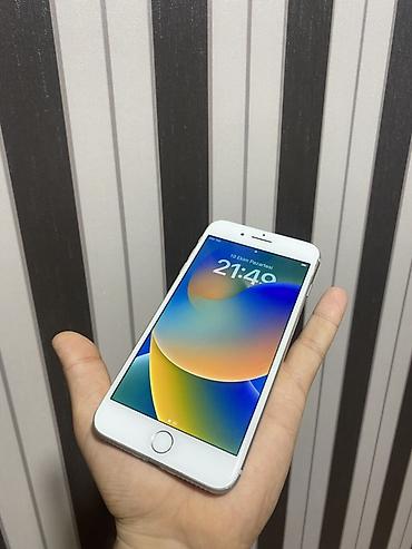 iphone 7: IPhone 8 Plus, 64 GB, Ağ, Barmaq izi — 5