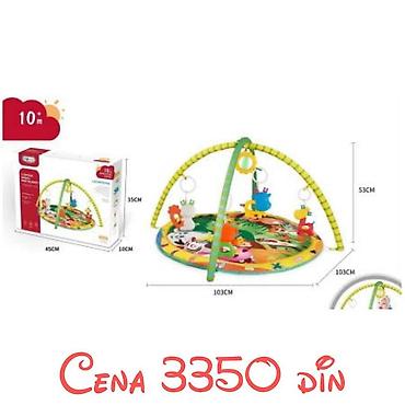 Podloge za igru: Muzička prostirka za bebе sa klavirom i visećim igračkama (0+) - — 5