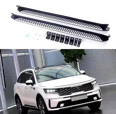 daewoo centra: Наружные накладки порогов Kia, 2021 г., Новый, Оригинал — 1