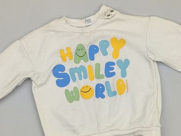 sweterek z alpaki dla dziewczynki: Sweatshirt, H&M, 12-18 months, condition - Good